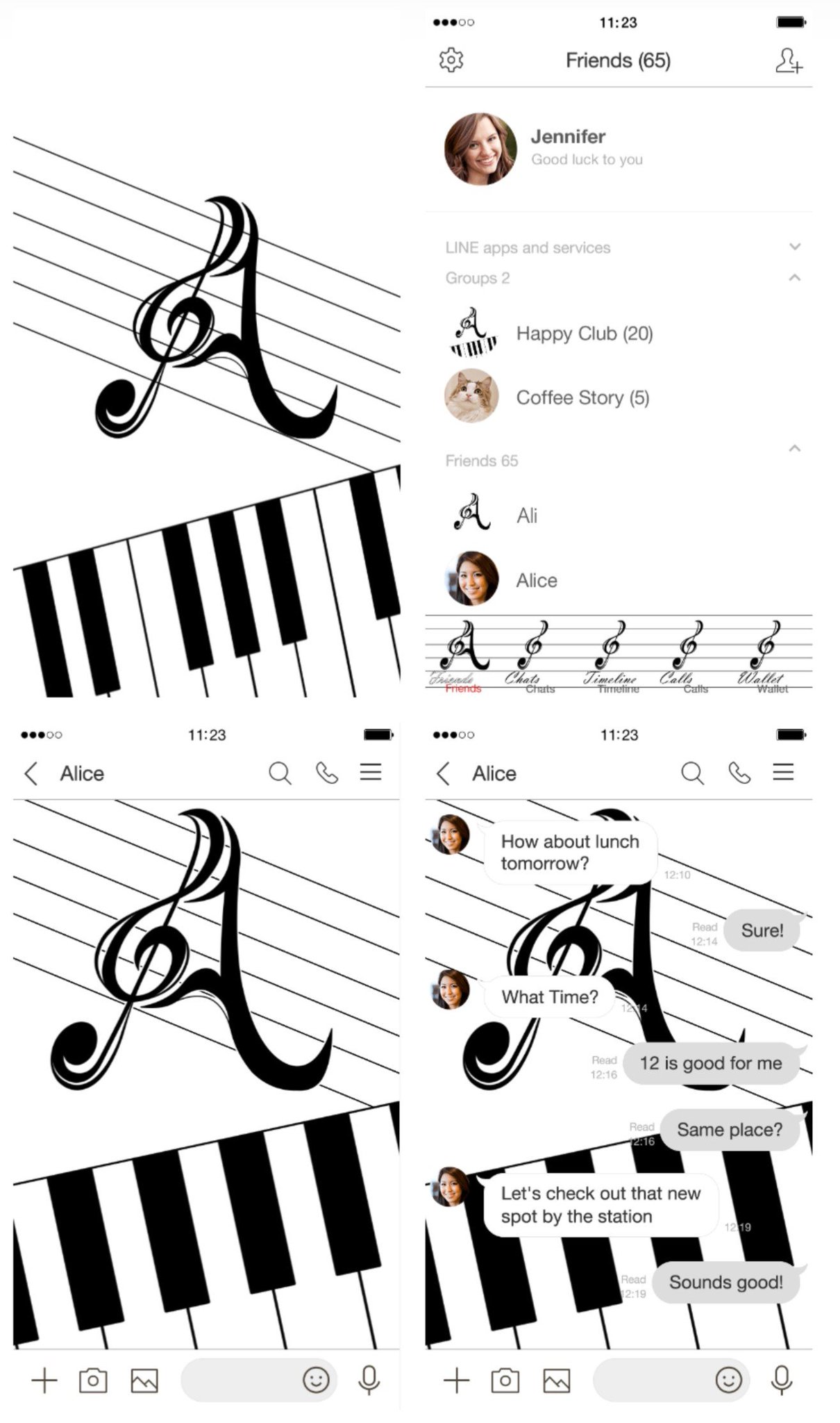 Takemoti Line着せ替え 音符 アルファベット A 販売中です T Co 0ssuhbo8em Line着せ替えの一覧はこちら T Co Ft53lr9acg Line着せ替え 音符 音楽 Music A A Linetheme Blue Clover Moon