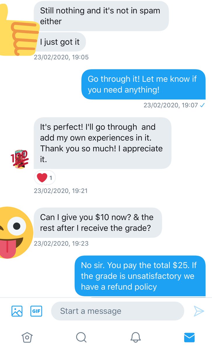 TutorEphy's tweet image. With Tutor Ephy, you get:
👨‍🎓Authentic and custom work.
👨‍🎓Exquisite research services.
👩‍🎓Timely delivery.
👩‍🎓Excellent paper formatting.
⭐️A+ Grade.
Therefore, let me help you with your essays and assignments. I also take Online Class(es) for you. Check out these testimonials☺️. Dm