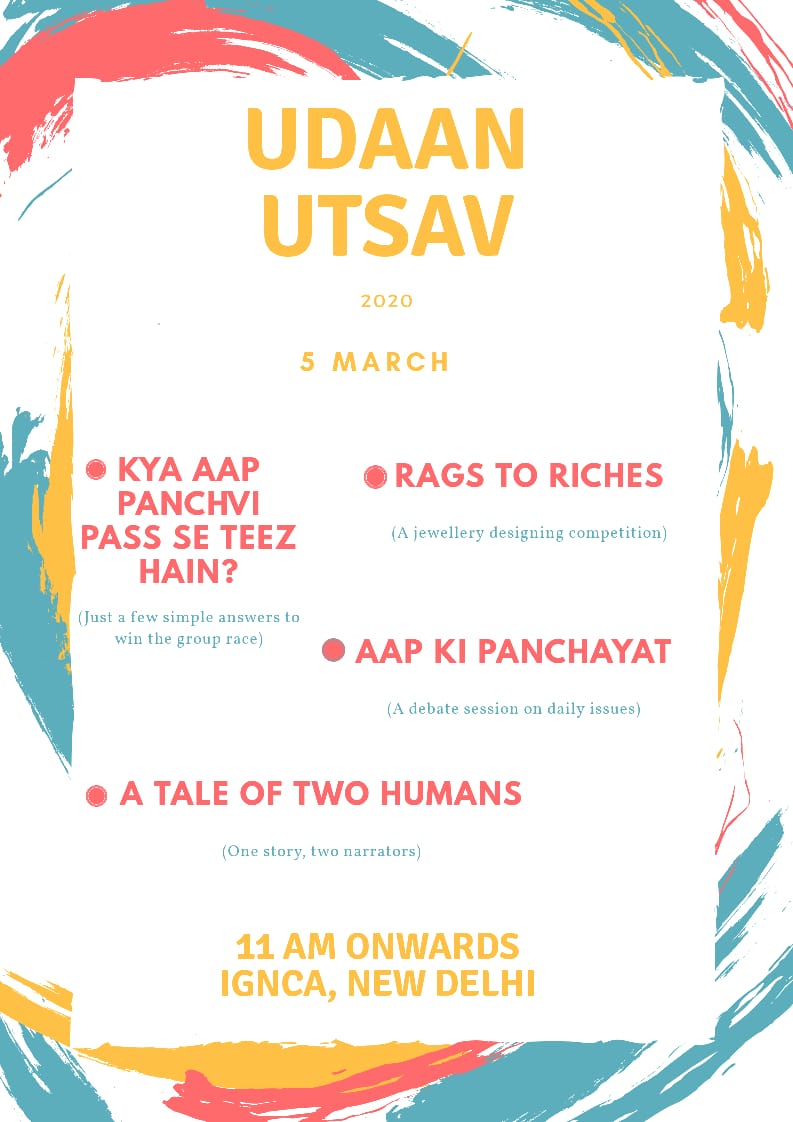 PranjalPandey06's tweet photo. Make no more delay, folks. The stage is all yours! Come one, come all. 
#YouthUtsav 
@udaanutsav @Brijesh20250696 @umesh_chauhan90 https://t.co/MVWTjSjMFD