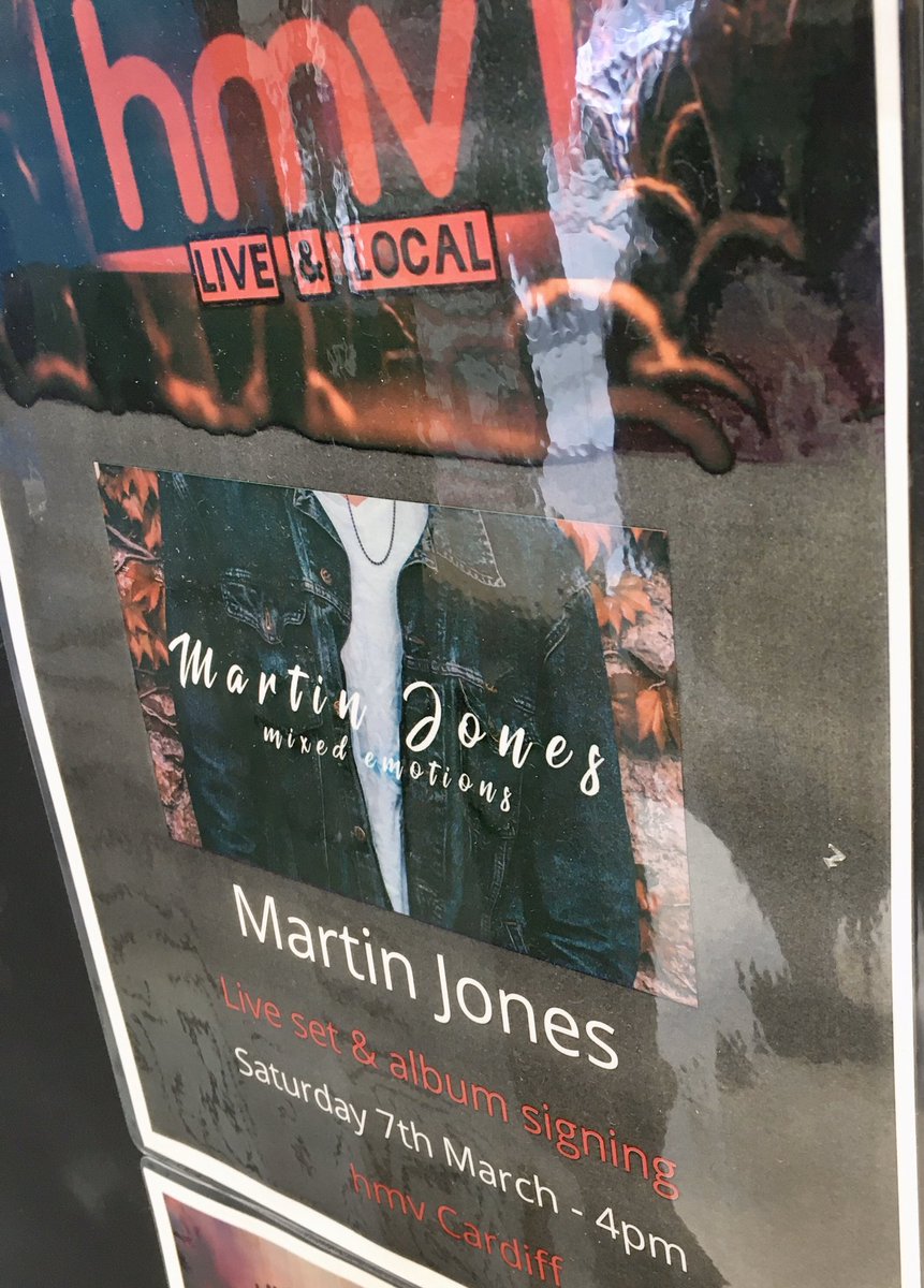 We’ve got <a href="/Martinwynjones/">Martin Jones</a> in store this Saturday singing some tunes &amp; signing his albums. Come on down from 4.00pm, it will be great! 🎸
