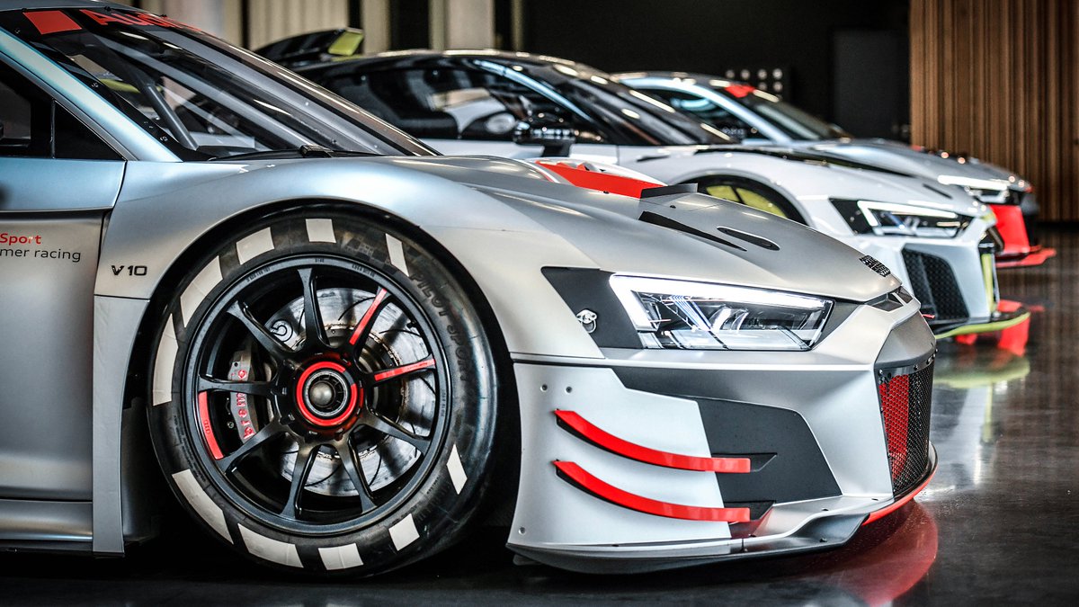 Audi Sport On Twitter Powerful Siblings On Display At The Audi Design Center In Ingolstadt Audi Sport Customer Racing Gt Racing Line Up With The Gt3 Gt2 And Gt4 Versions Of The Audi