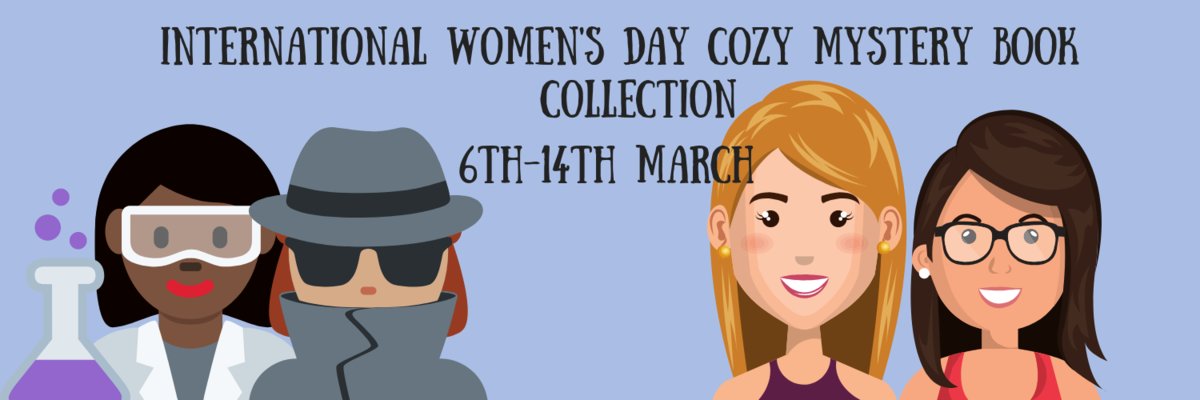 #InternationalWomensDay2020 #cozymystery authors  via <a href="/BookFunnel/">BookFunnel</a> <a href="/jodirath/">Jodi Rath</a> <a href="/lilywebbmystery/">Lily Webb</a> @katepadams <a href="/SussexMysteries/">Isabella Muir</a> <a href="/CozyPaula/">Paula Lester, Cozy Mystery Author</a> @JoynellJ <a href="/pdworkmanauthor/">pd workman</a> <a href="/CitrusBeachMyst/">Victoria LK Williams</a> <a href="/AmberCrewes/">Amber Crewes</a>

-> bit.ly/38rveYa
