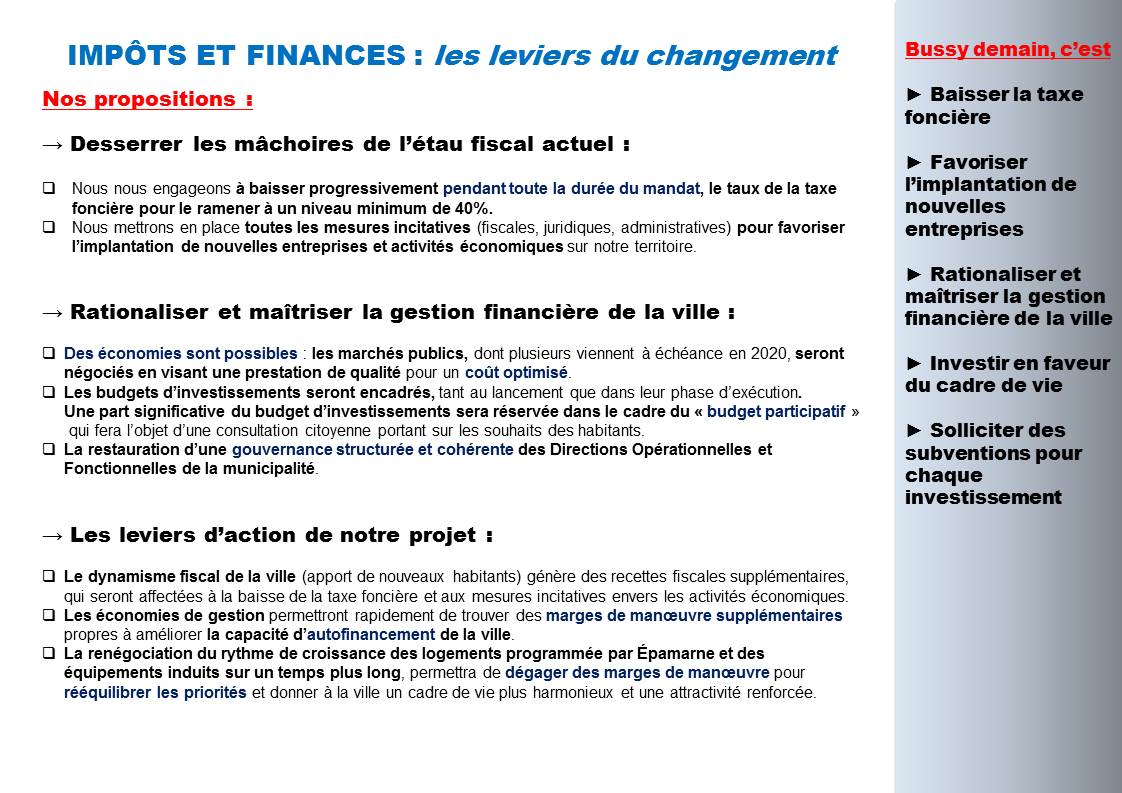 loicmasson2020's tweet photo. Nos propositions en matière de #fiscalité :
✅ ↘️ la taxe foncière
✅ Favoriser l'implantation de nouvelles entreprises
✅ Rationaliser et maîtriser la gestion financière de la ville
✅ Investir en faveur du cadre de vie
✅ Solliciter des #subventions pour chaque #investissement https://t.co/ATu5zF3bOH