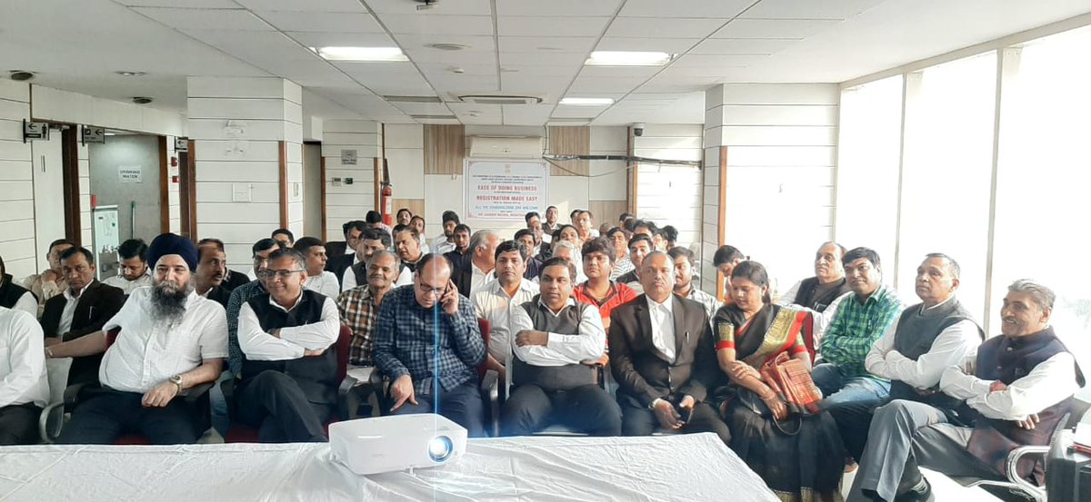 Ease of doing business outreach program in SR offices of  Distt. North West.