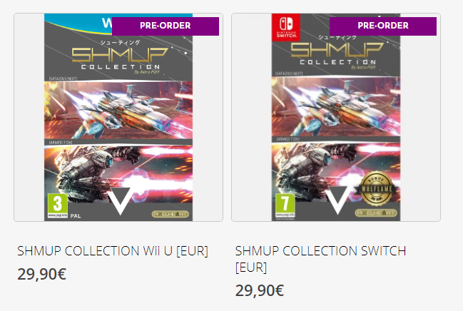 shmup collection wii u