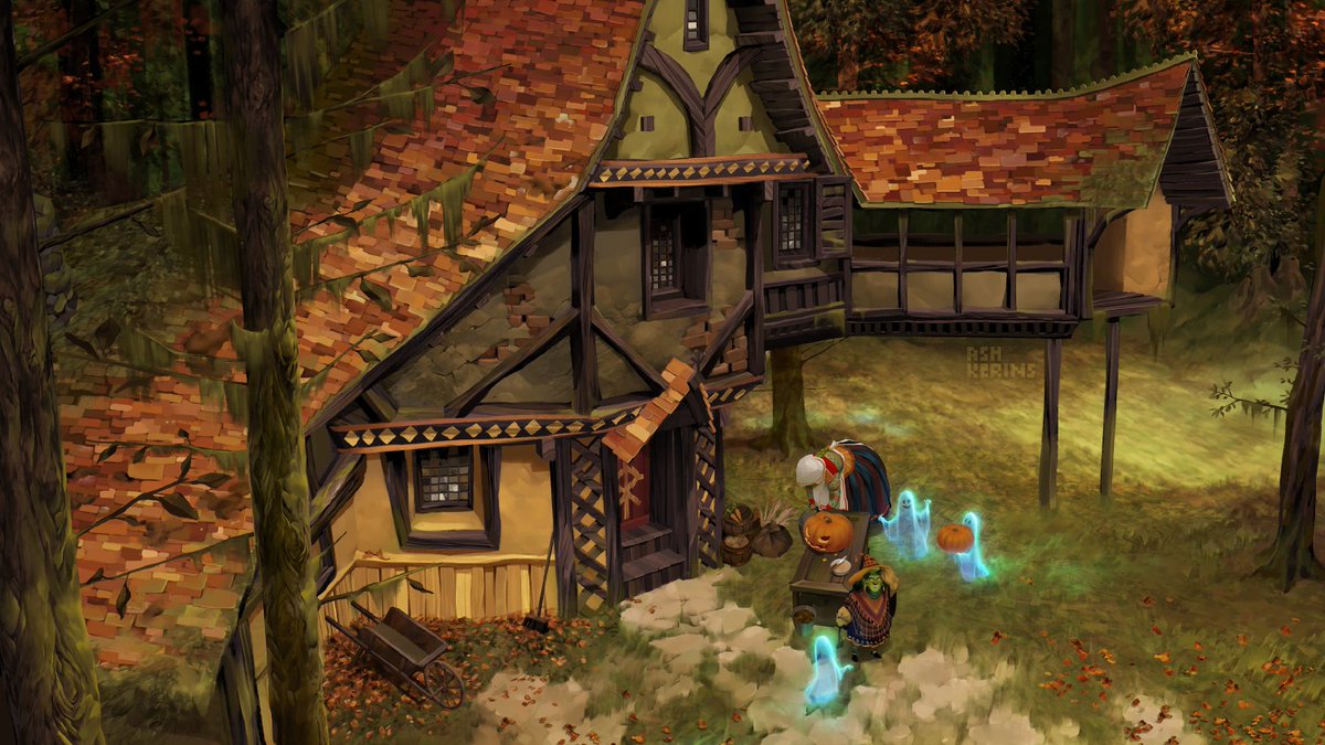 Ash_Kerins's tweet photo. #VisibleWomen I'm a Principal Concept Artist at Mediatonic Games. I do 2D paintings of whimsical things and architecture with an intense focus on colour and light. Here's some illustrations of mine! https://t.co/c7tICh7Dty