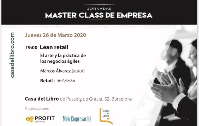 RETAILcatalunya's tweet photo. 📚Presentación del libro #LeanRetail @tiendologo Marcos Álvarez
26/03 a las 19h Casa del Libro (Ps Gracia BCN) .
#retail #innovación
#RETAILcat https://t.co/u4Xa9089xP