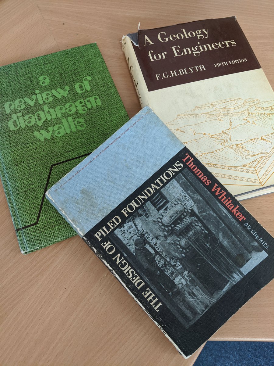piledesigns's tweet photo. It is world book day and to celebrate we have dusted off some of our earlier editions in the Piledesigns library!
#worldbookday #books #Piledesigns #geotechnical https://t.co/q00owE74Cc