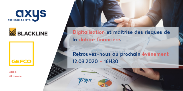 ThBOULLONNOIS's tweet photo. BlackLineFrance: J-7 avant notre événement sur la #digitalisation et la maîtrise des #risques de la clôture #financière ! 
Venez découvrir comment #GEFCO a amélioré la qualité de sa clôture #comptable avec BlackLine
📆 12/03
🏢 Plaza Athénée
Au plaisir… https://t.co/t18U0tAvLD
