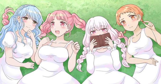 三つ編み白ワンピ金鹿女子??? 