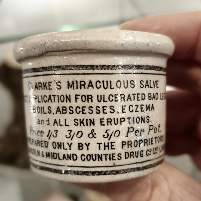 OldHatBazaar's tweet photo. Skin eruptions really are the worst, aren't they?⠀⠀⠀⠀⠀⠀⠀⠀⠀
⠀⠀⠀⠀⠀⠀⠀⠀⠀
Another recent tiny treasure now available for sale in one of our cabinets. https://t.co/IzfgtY3QUK https://t.co/eAzILu242n
