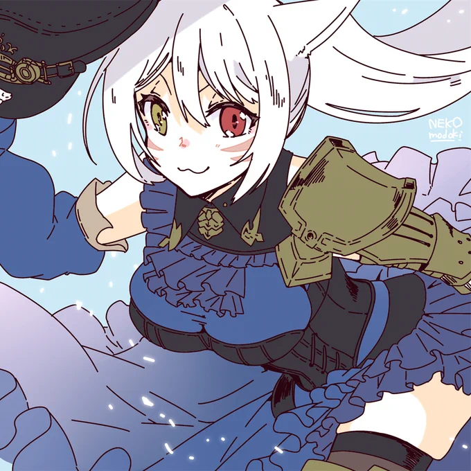 新式タンク装備ッテ?
#ミコッテの日 