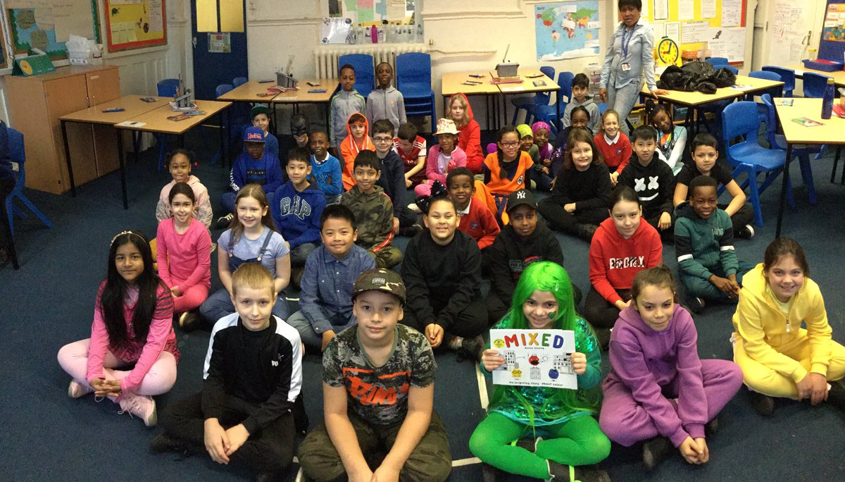 LarkHallPrimary's tweet photo. World Book Day! π
This year the whole school are reading βMixedβ by @arreechung
We have all come to school as a different colour π
β€οΈπ§‘πππππ€π€π€
#WorldBookDay #lhsouthwark #lhmillenium #lhyear4 #lhuecl https://t.co/FnwoVCTQfU