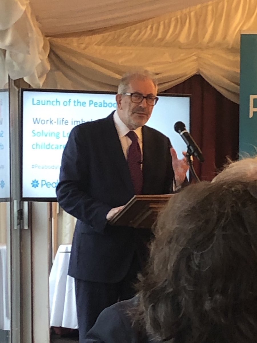 ⁦<a href="/SirBobKerslake/">Bob Kerslake</a>⁩ and #peabodyindex sets out the challenges of childcare for low income women. Those challenges will translate to under saving in retirement, perpetuating inequality