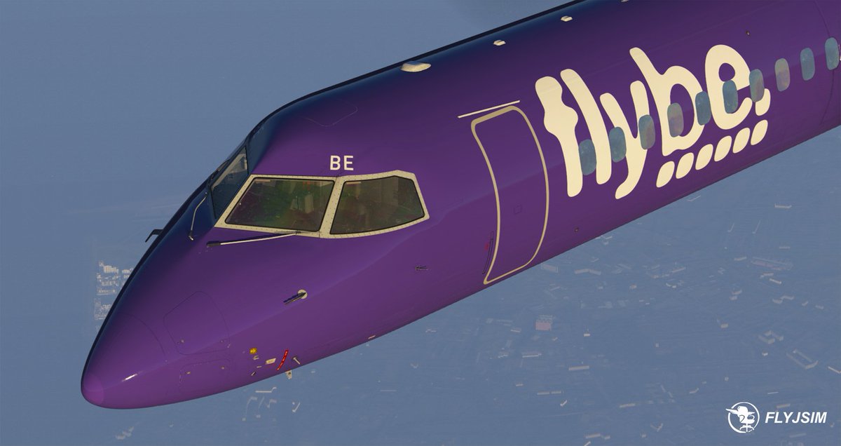 FlyJsim's tweet photo. Our day is already ruined... we'll miss you FlyBe! #RIPFlyBE #flightsim #xplane #flyjsim #q400 https://t.co/gSuSeRLs7f