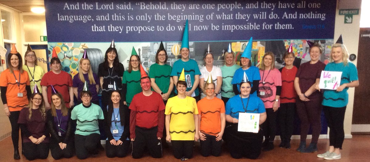 Sapheron_Shaw's tweet photo. The crayons are very excited for world book day! @GreatOaksFed @InfinityAcad @DrewDaywalt https://t.co/htyRk6Wuug