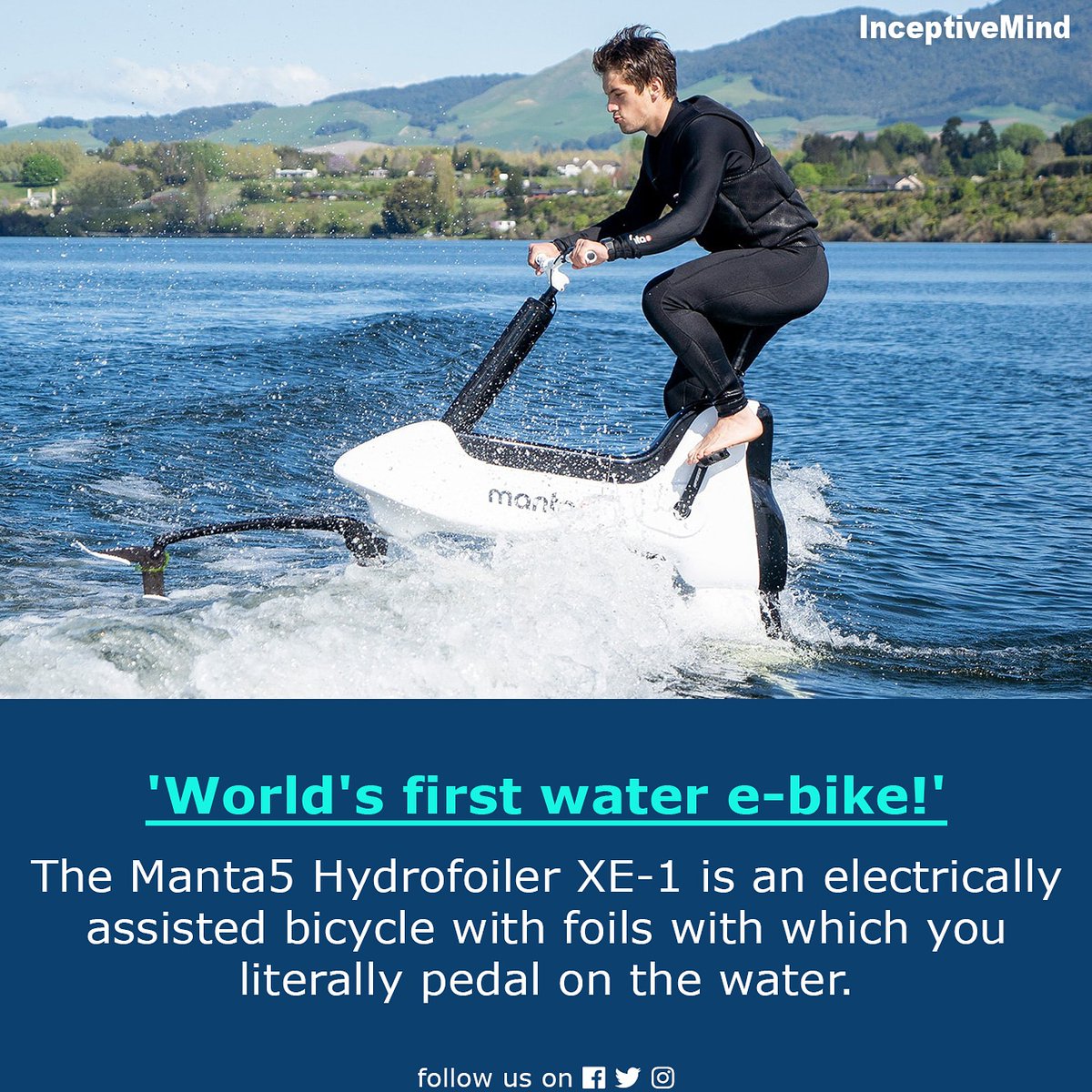 water foil bike