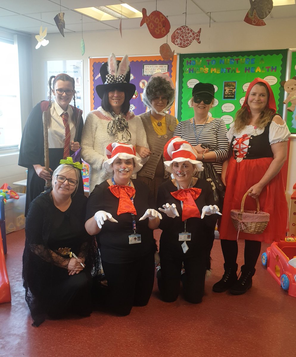 LancsHospPaeds's tweet photo. Fantastic effort from Children's Clinic today for World Book Day @LancsHospitals #WorldBookDay #WorldBookDay2020 @LPlayteam https://t.co/BL4IaaHnq5