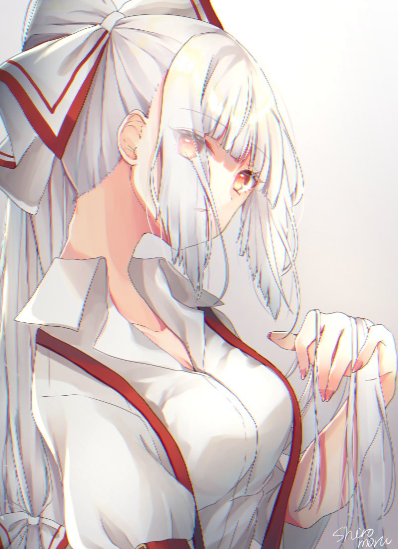 藤原妹紅 「妹紅 」|しろもる@お仕事募集中のイラスト
