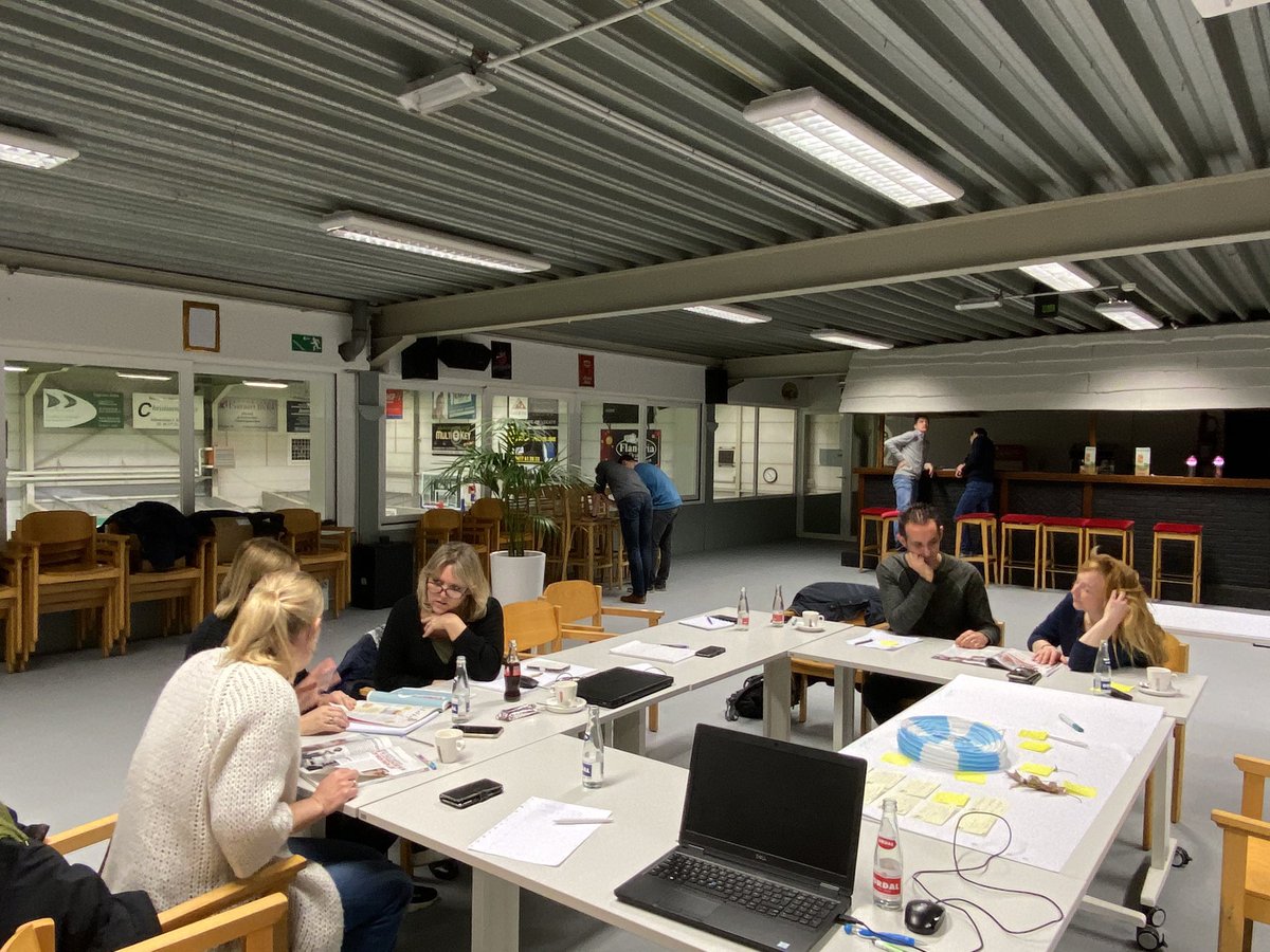 De 4e burensportdienst in Vlaanderen start met het bepalen van hun toekomstvisie. Te gast in het #Meetjesland met @ISBvzw