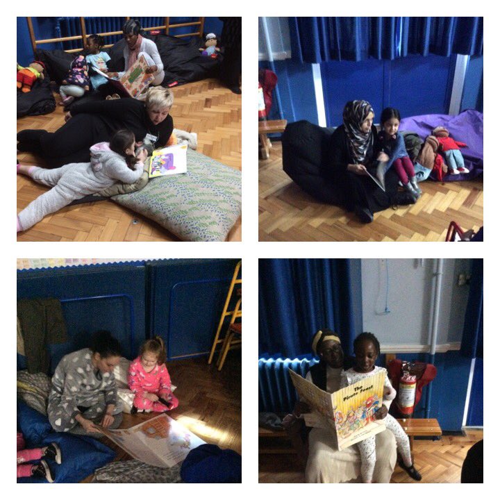 GodwinPrimary's tweet photo. Our Reception children sharing stories with their parents. @WorldBookDayUK #shareastory #everychildareader #godwinlovesreading #findtherightbook - Mrs Traveller reminded parents that non-fiction books are great to share with children too! https://t.co/EGeVsqUFyv