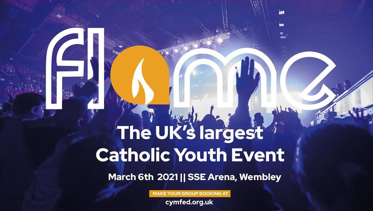 LeedsDYS's tweet photo. The UK's largest Catholic Youth Event is back!!!! And we've just bought our tickets for the Diocese of Leeds!!
We can't wait for @FlameCongress in March 2021!
#flame21 #ldys #youthevent #catholic https://t.co/XyG9Kq1On8