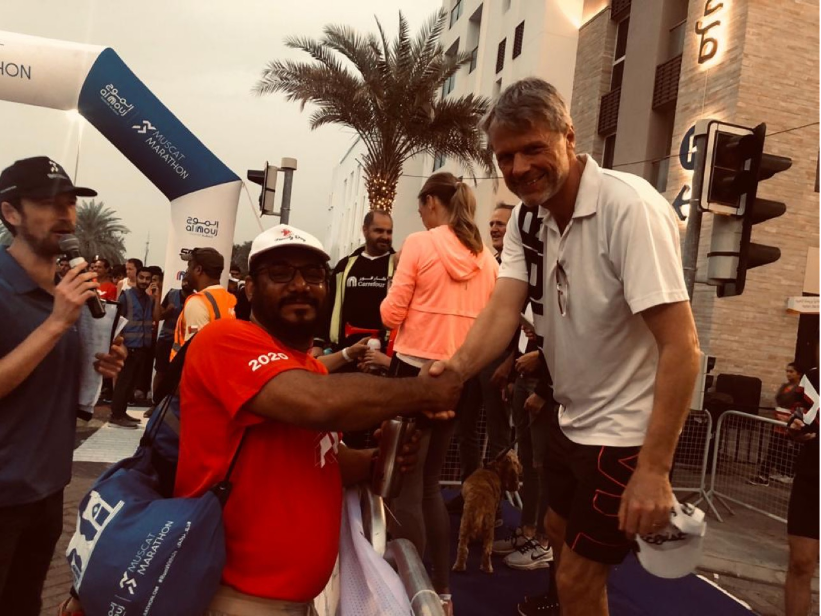 TMSMaritimeNews's tweet photo. Sohar Port kicks off kid’s marathon in Muscat
@PortandFreezone arranged for the participation of 18 families from Sohar and 876 children from the ‘Get Sohar Active’ campaign in the Al Mouj Muscat Marathon.
#TMS #TMSNews #TMSTabloid #Ports #GetSoharActive
https://t.co/vEcMXFJcZ9 https://t.co/7L7zlQkKiP