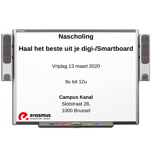 EDU_EhB's tweet photo. Digitale schoolborden krijgen steeds vaker een plek in klaslokalen. Maar hoe gebruik je een digiboard optimaal? 

Tijdens deze navorming gaan we actief aan de slag met de verschillende tips en tools om het beste uit je digitaal schoolbord te halen. 

https://t.co/8305Nqr0vE https://t.co/zyyQHJ3tio