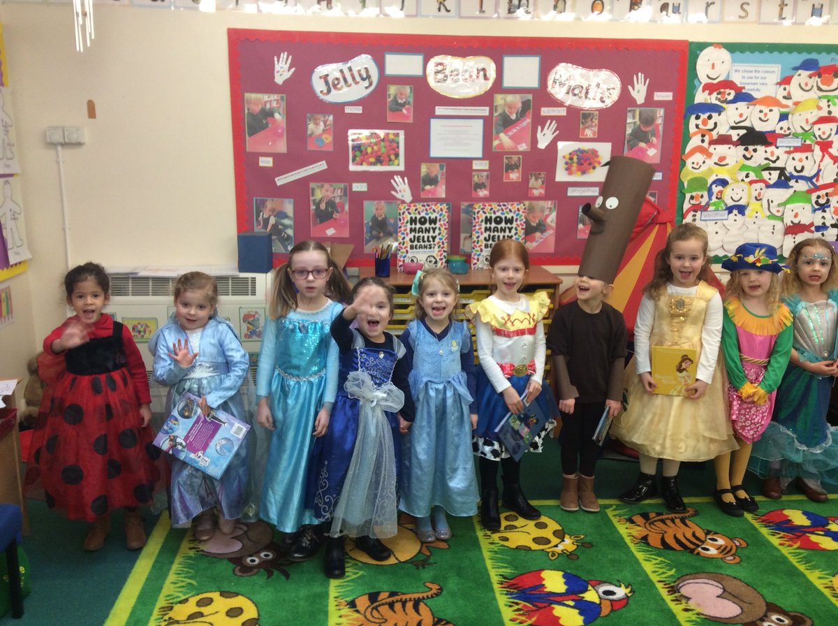 TickfordPark's tweet photo. Happy World Book Day from Ruby Class 📚 @WorldBookDayUK 
#TP4foundation #TP4reading https://t.co/Lk9AJfiq0P