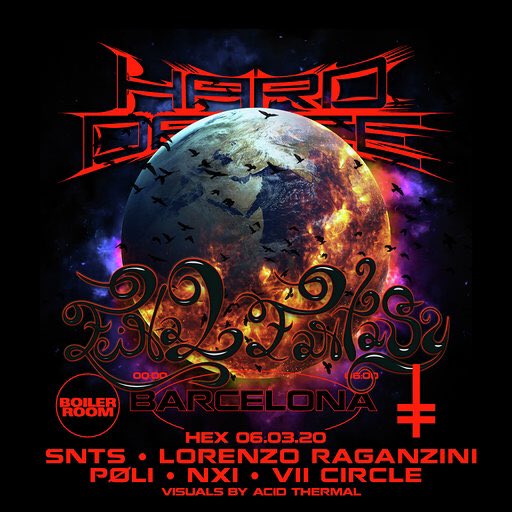 Samotlive's tweet image. Catch us tomorrow for the @boilerroomtv x #Hexbarcelona #NX1 w/@SuritNX1 #harddance #Barcelona