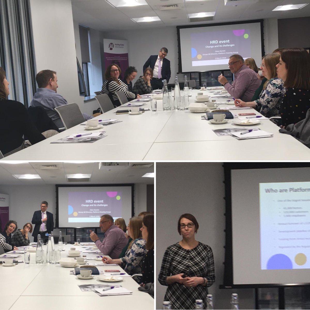 We've had fantastic attendance at our first HR Directors Boardroom of 2020!🙌
Clare from <a href="/PlatformHousing/">Platform Housing Group</a> is discussing '#ChangeManagement, Transformation Post-Merger and Lessons Learnt' in #Nottingham this morning🗣️

Looking forward to hearing the feedback from our delegates👍
