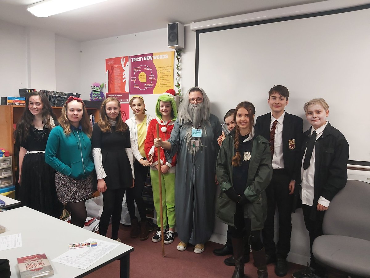 Some of Year 8 all dressed up for #WorldBookDay