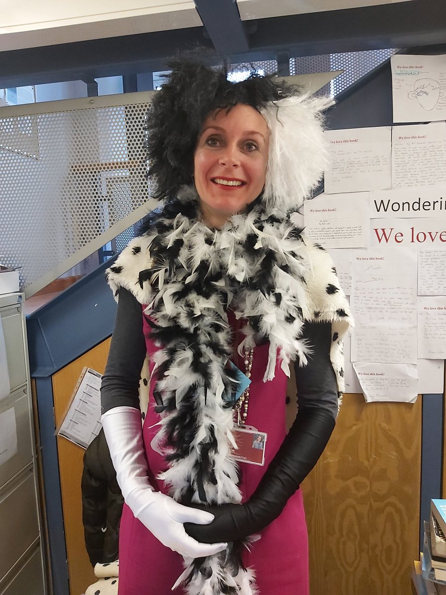 Avoid the library if you've brought your dalmatians to school... #WorldBookDay