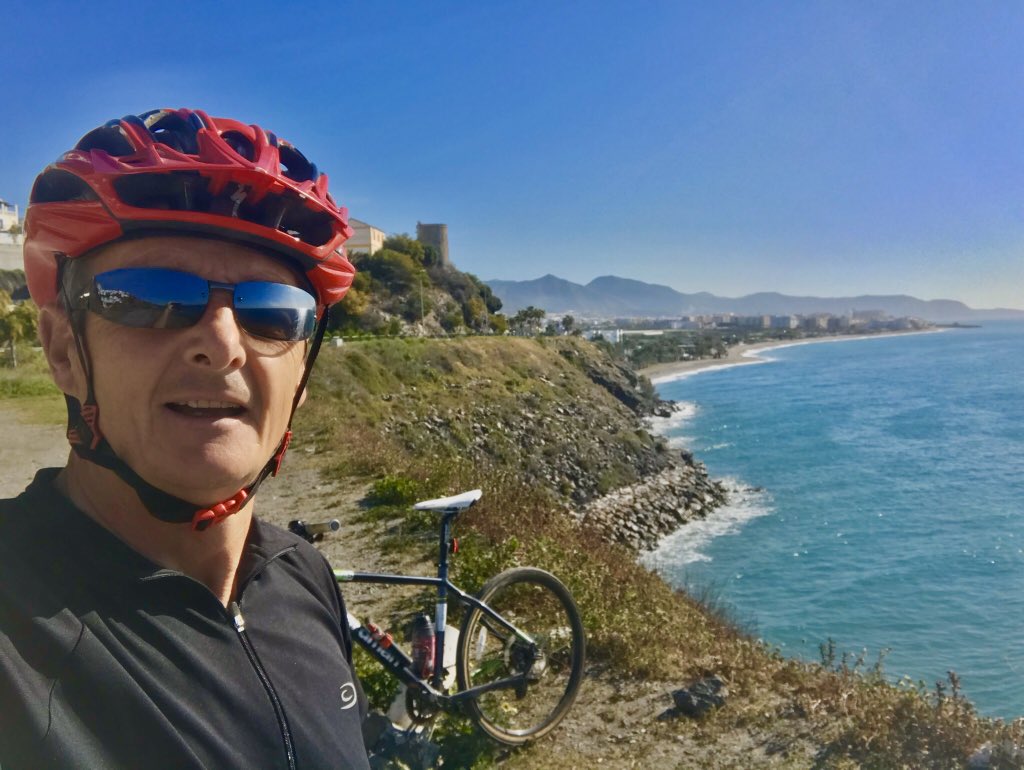 bonnietriumph's tweet photo. Hola amigo Espaรฑa. Iโve missed you ๐ช๐ธ๐ ๐ต๐พโโ๏ธ #cycling #mountainbiking #boardmanbikes #shitbike https://t.co/7NfbnnyALg