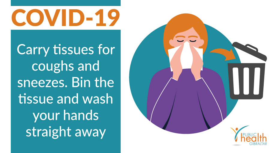 PublicHealthGib's tweet photo. If you have a cold or flu like symptoms please use disposable tissues, discard immediately and wash your hands. If you have not been to a country of concern* or in contact with an individual who has you do not need to call 111. #CatchitKillitBinit https://t.co/lEYX9Fymdf for more https://t.co/mbnZzNmKgL