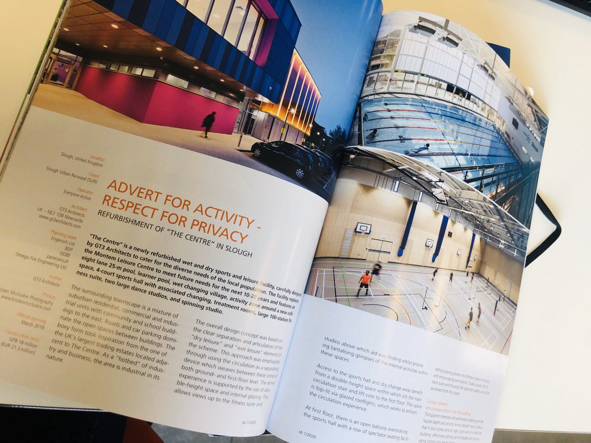 _GT3Architects's tweet photo. Fantastic to see The Centre in Slough featured in @iaks this month! @engenuiti @bdp_com @OOBE_Ltd @Pace_Consult @OmegaFireEng @SloughCouncil @Property_Awards https://t.co/BEPuVUX0Hz