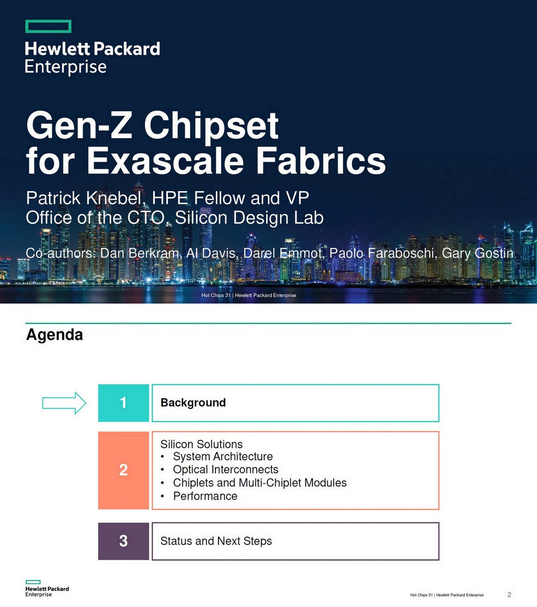 Ogawa Tadashi On Twitter A Gen Z Chipset For Exascale Fabrics Patrick Knebel Hpe Hot Chips 2019 Https T Co Kdcw60c3zf Slides Https T Co Yjnamii76d System Components Doe Pathforward Gen Z Prototypes Patrick Knebel Aug 2018 Https T Co