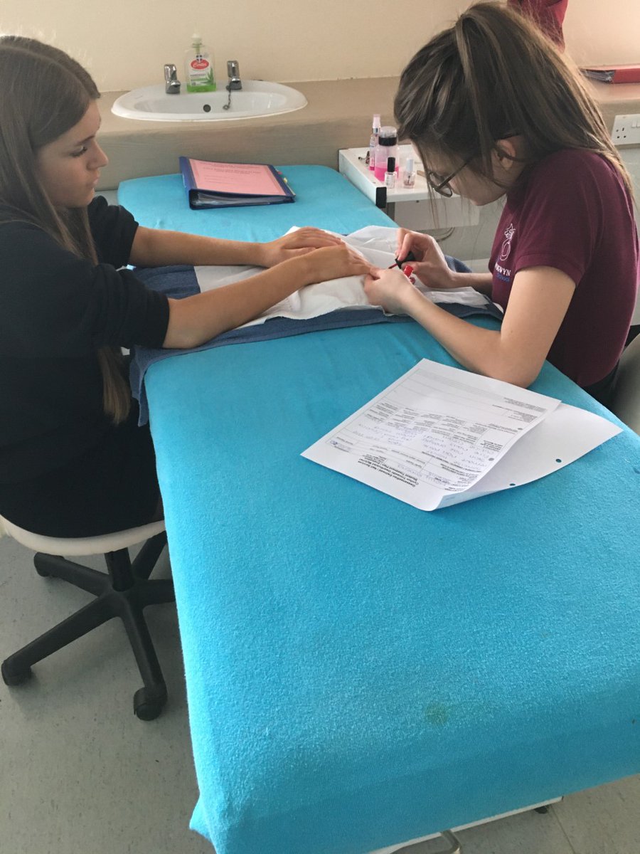 BryngwynSchool's tweet photo. Yr10 hair & beauty practical at coleg sir gar https://t.co/J84HA8JKDb