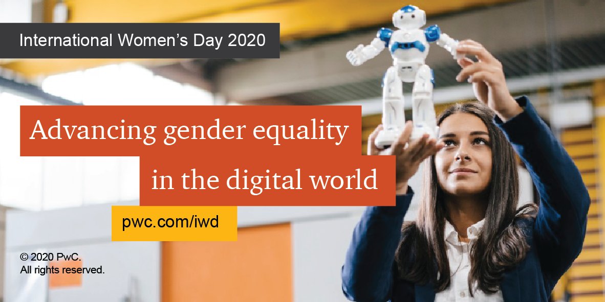 Women &amp; technology: What are the challenges and what can organisations do to clear the path for women seeking careers in tech? Find out. pwc.to/iwd-2020 #EachforEqual #IWD2020