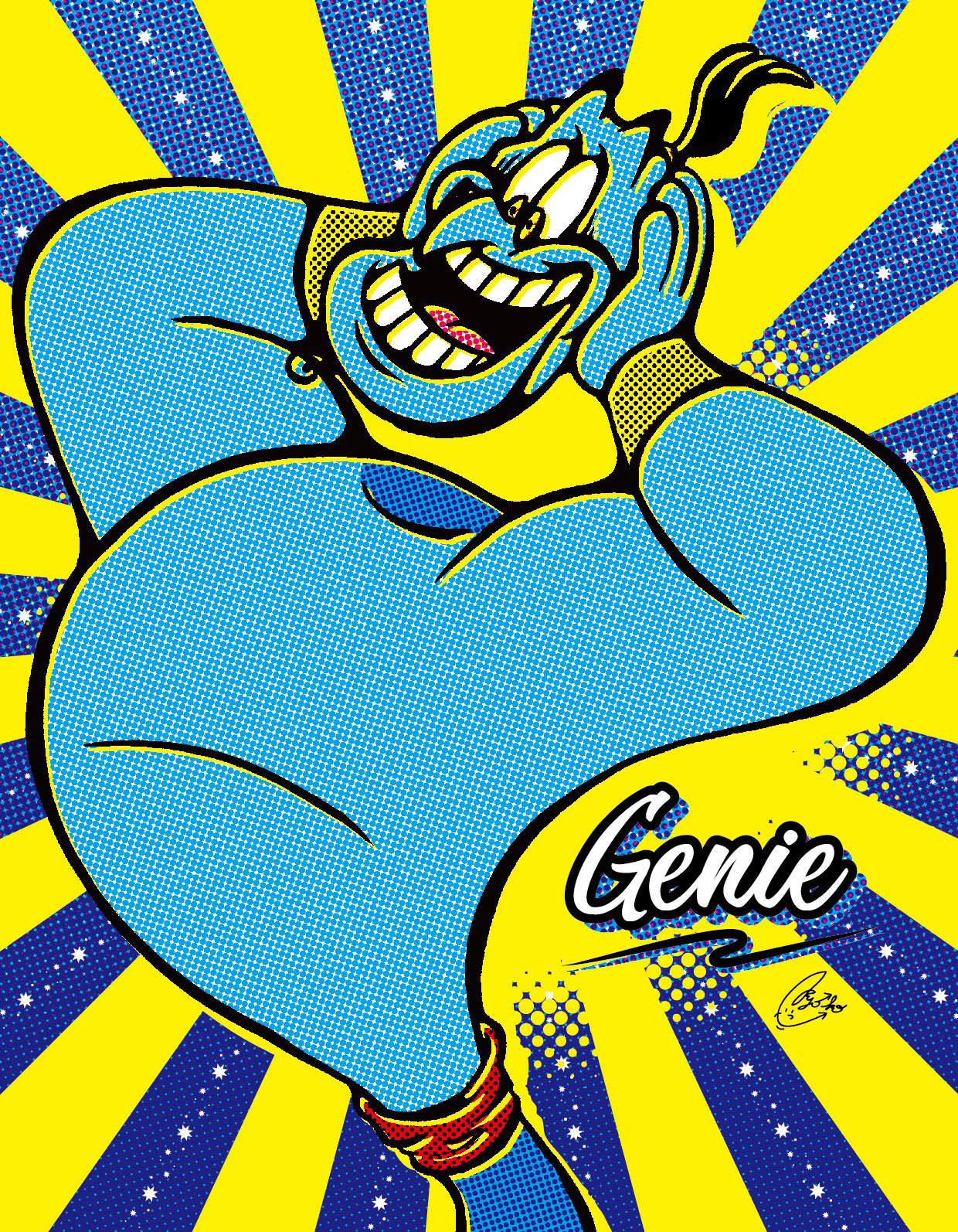 Kyo Ko ディズニーキャラで1番好きなジーニー描きました ジーニー Genie ディズニー Disney ファンアート Fanart イエロージャンキー Illust イラスト Illustration イラストレーション T Co Qnobcims Twitter