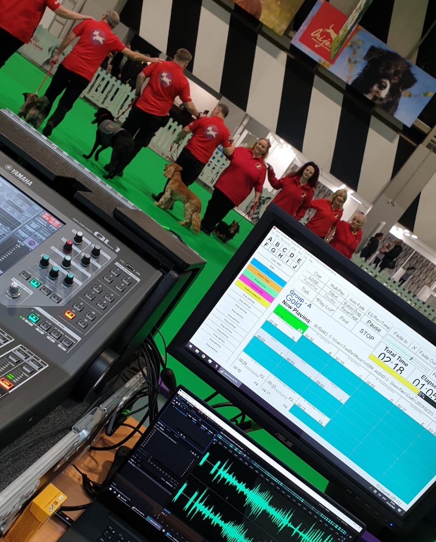 designedeventp's tweet photo. Today is the start of Crufts 2020 and our team are there in action, though of course, you'd rather see the kit and the dogs! #crufts2020 #Crufts #AVTweeps #LiveEvent https://t.co/HtUymxG7VZ