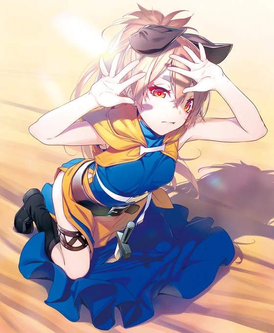昨日仕事の絵の線画も公開できたらと呟いたらなんとGA文庫さんからオッケーいただけました。
処刑少女の生きる道(バージンロード)3 -鉄砂の檻-
表紙イラストの線画をアップしました。
珍しい機会ですので楽しんでいただけると嬉しいです。 

pixivFANBOX↓ https://t.co/fiQT2mDKNG 