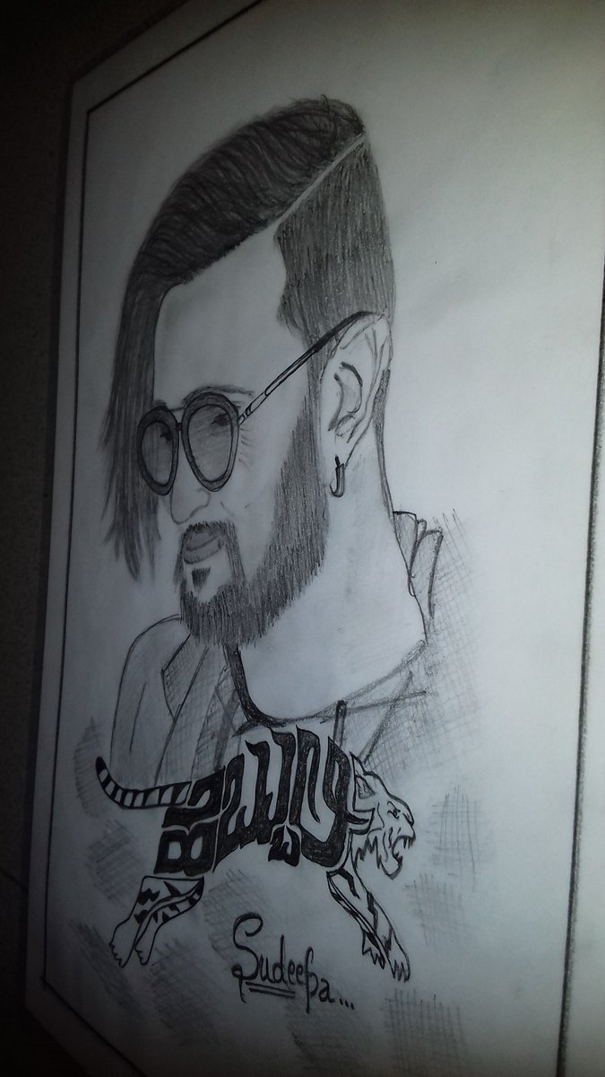 sahana_plk's tweet photo. I'm quite #PROUD of myself becoz I'm finally #brave &amp; #confident enough to #draw @KicchaSudeep anna😁

Yeah!!!..... I hv successfully #sketched my #Inspiration 😊😊😊

I'm sry for the flaws in the #sketch ☺

😍Much luv❤ https://t.co/b7095xvlcX