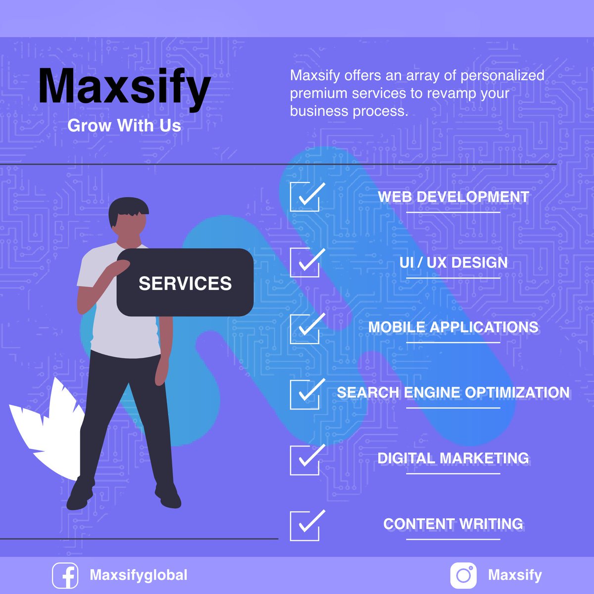 novaturesol's tweet photo. Maxsify is the ultimate forerunner in web development and digital marketing around the world. We're helping brands and businesses outgrow in the highly competitive digital age. Our team is working on rewiring how businesses across the globe get their work done. https://t.co/knl1ZOxWqU