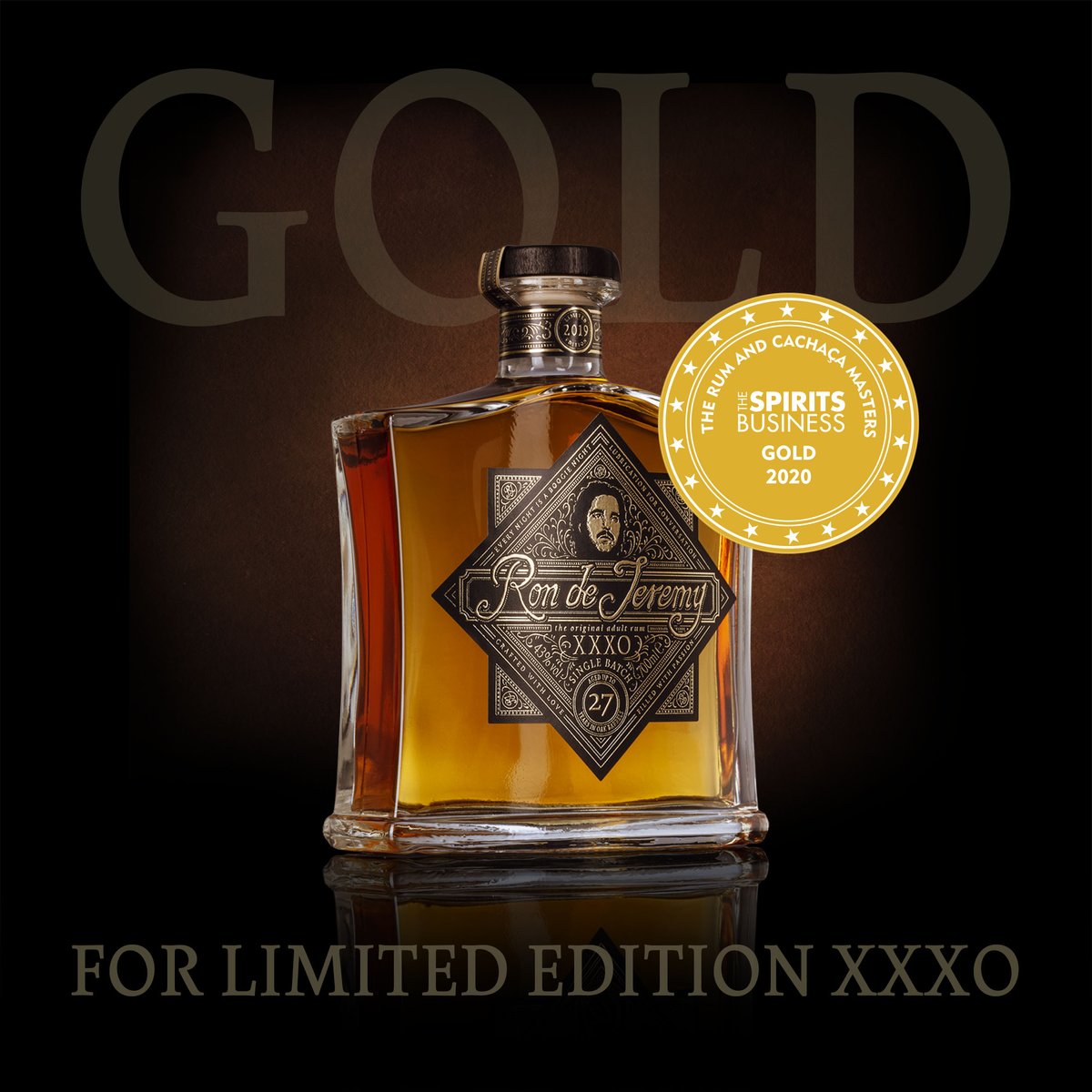 CHoHWRum's tweet photo. We knew Ron was a winner!🏅

A sensational victory for the Ron de Jeremy XXXO. Ask your local bar and liquor store to get you one!

Gold Medal in the Dark Rum Ultra Premium category at The @spiritsbusiness Rum &amp; Cachaça Master 2020 https://t.co/4UNAMkIxLR