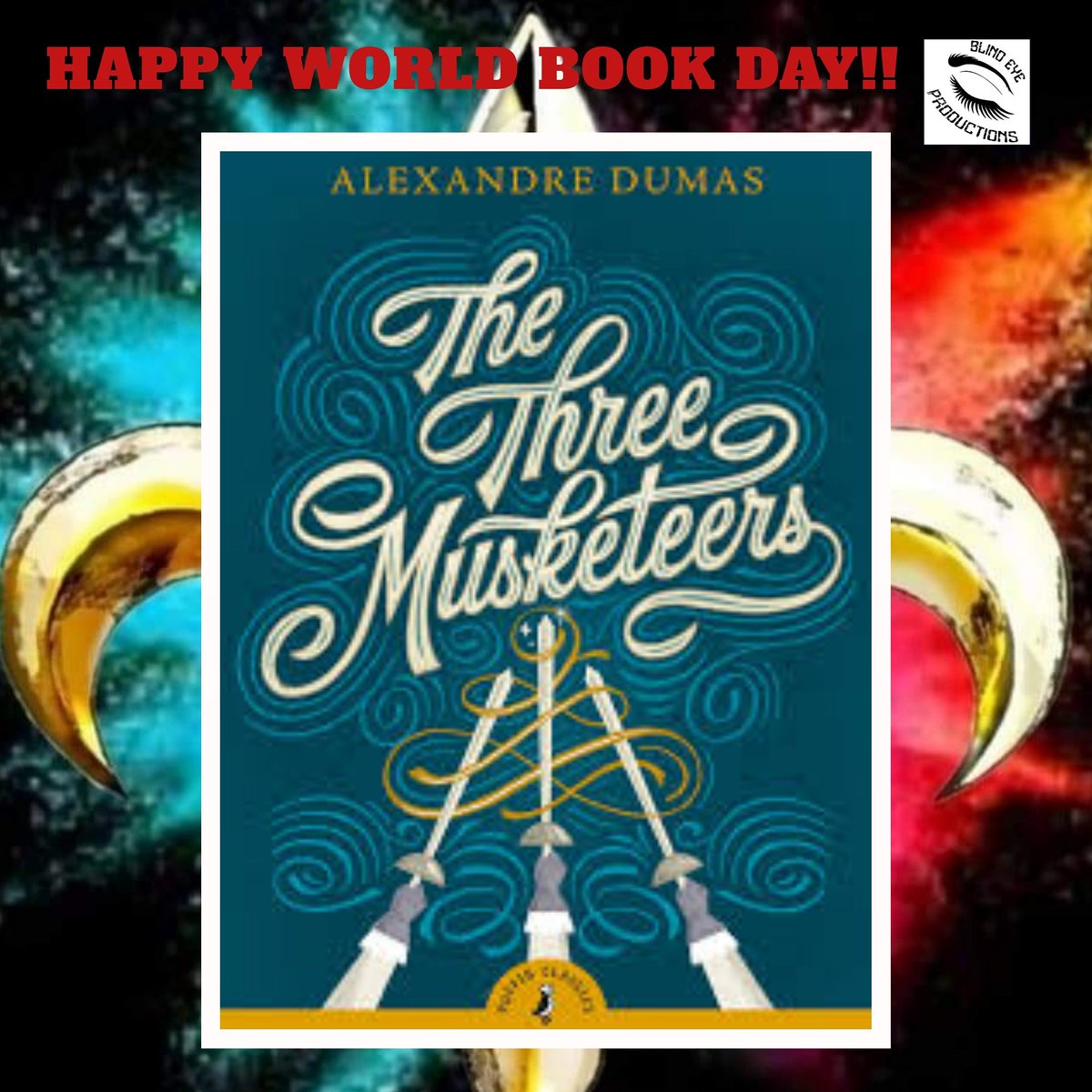 Blindeye_notts's tweet photo. https://t.co/dQOVruauqr

⚔️⚔️⚔️HAPPY WORLD BOOK DAY!📖

⚜️⚜️Our favourite book is the classic - 'The Three Musketeers' by Alexandre Dumas! 📗

🎭It's being performed at the Bonington Theatre Arnold in May! 

 Click on link above for tickets. 👆

#arnold #WorldBookDay #theatre https://t.co/aSxB8LOZLR