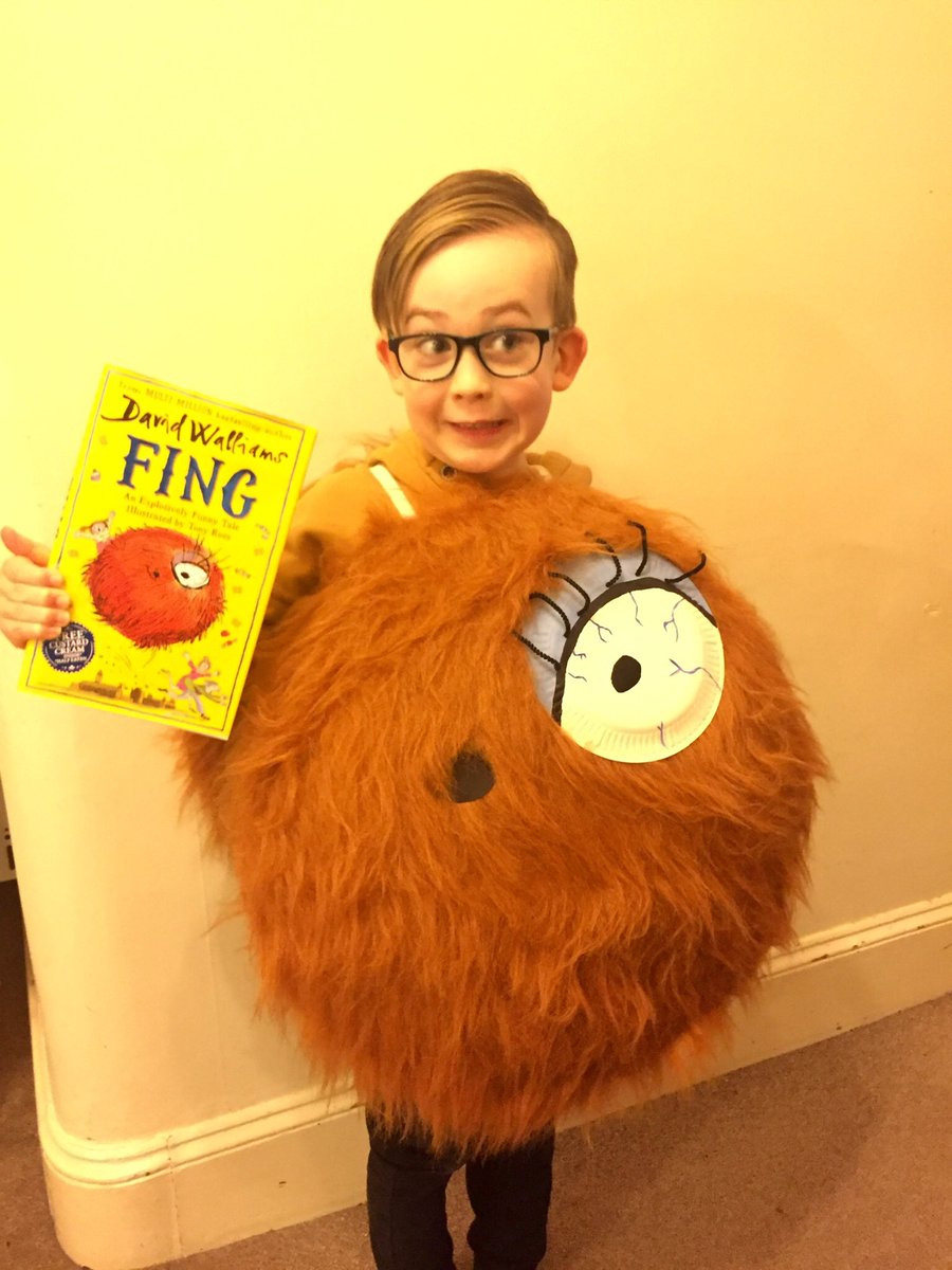 Jasper’s most ambitious costume request so far! 
Thanks <a href="/davidwalliams/">David Walliams HQ</a>! 
#WorldBookDay2020 #Fing #davidwalliams  #WorldBookDay