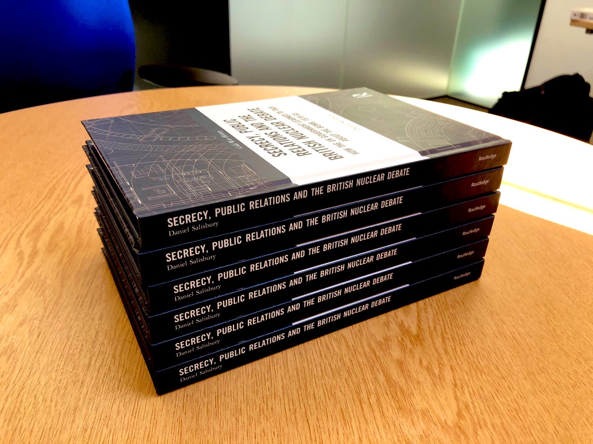 It’s finally publication day- 10 years, 7 archives, 10s of thousands of pages of documents - my history of British nuclear policy in the 70s and 80s- “Secrecy, Public Relations and the British Nuclear Debate: how the UK government learned to talk about the bomb, 1970-1983”