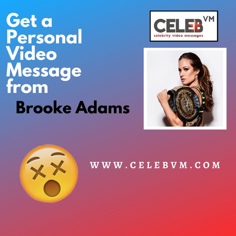 hiyamessages's tweet photo. Get a chance to have a personal video message from Brooke Adams herself perfect gift/surprise for your loved ones. Go to https://t.co/1HMo6BXnW0
@RealBrookeAdams #ProWrestler #MomExpert #Fitness #Lifestyle #RealityStar https://t.co/awyvPiNK1E