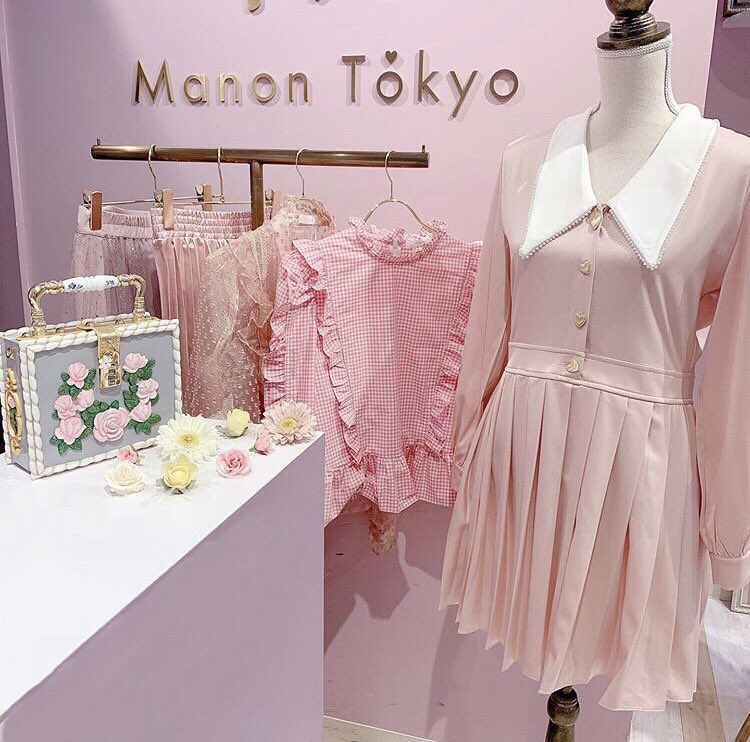 manon mimie チェリー柄 ワンピース セール専門店 レディース